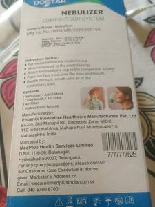 Doqtar Nebulizer