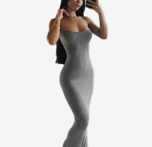 Savana Grey Fistail Dress