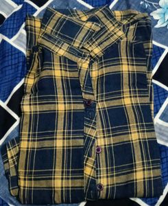 Blue & Yellow Plaid Flannel