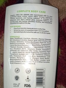 Orgatre Aloe Body Lotion