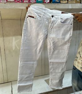 36 Inches White Waist