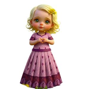 Cute Doll in Dress