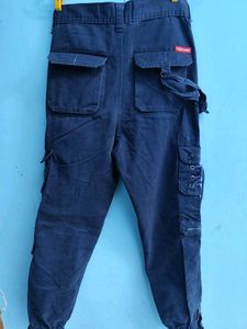 Dark Blue Cargo Pants 🔥