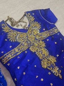 Royal Blue Indian Dress