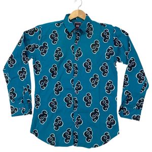 Cloud Print Casual Shirt SIZE L