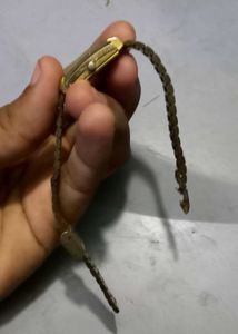 Vintage Gold-Tone Watch Band Only Bettry Khatam Ha