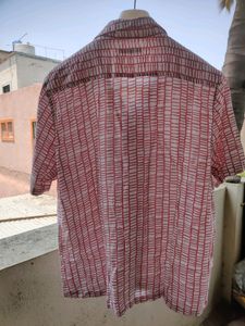 Zudio Half Sleeves Squar Printed Shirt