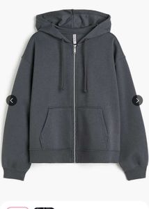 H&amp;M Gray Zip-Up Hoodie