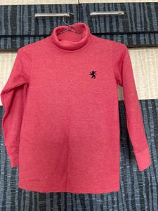 Pink Long Sleeve Turtleneck