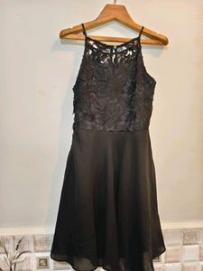 Elegant Black Lace Dress