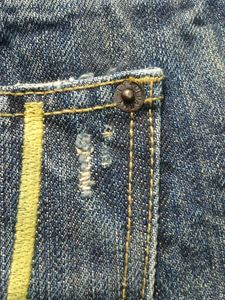 Two Authentic Japanese Jeans 100%cotton