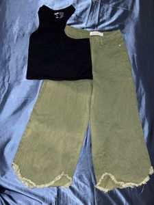 crop top & jorts