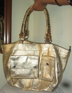 Metallic Gold Handbag