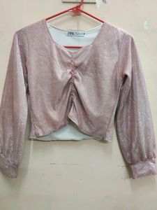 Ssparkling Pink Party Top