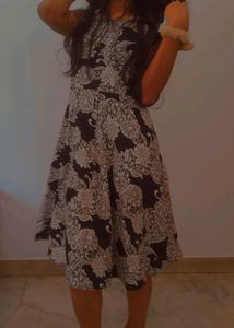 Black and White Floral One-piece✨