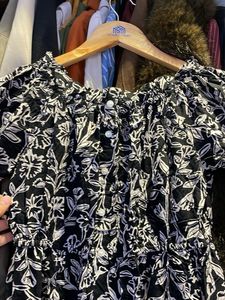 Black &amp; White Floral Dress