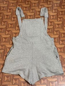 Grey Romper Overalls