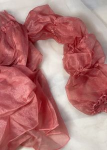 Chic Pink Ruffled Off-Shoulder Top