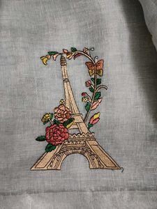 Eiffel Tower Saree