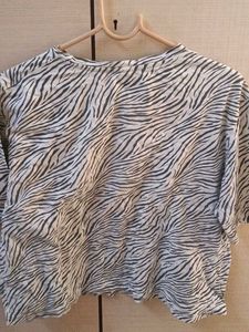 Zebra Print New York Tee