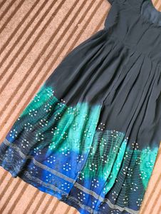 Stylish Front Open Kurti With Beautiful Flare