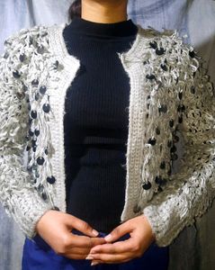 Crocheted Mermaid Jacket Sweater