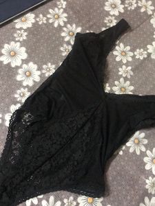 H&amp;M Black Lace Bodysuit
