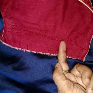 🛍️Shaded Blue Saree with Embellished Blouse⭐⭐⭐⭐⭐