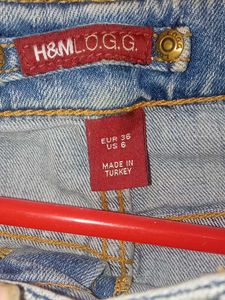 Denim Light Skort