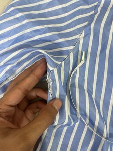 Striped Blue Shirt