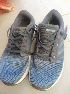 Adidas Blue & Grey Sports Shoes