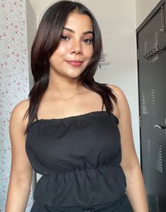 Black Cami Crop Top