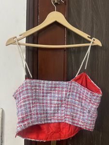 Cute Plaid Cami Top