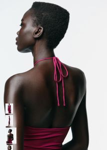 ZARA Magenta Bodycon Dress