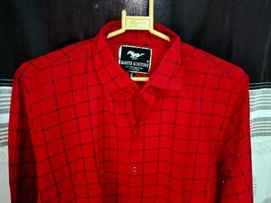 Red Shirt Men New