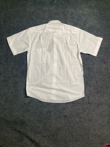 Men&#39;s White Short Sleeve Shirt