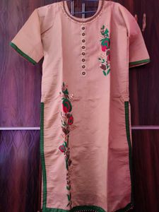 Embroidered Kurti Top