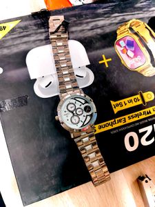 Stylish Silver Wrist Watch