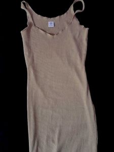 Ribbed Tank Dress - Casual Chic