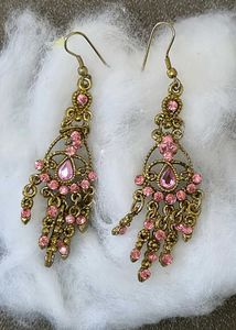 Pink Dangle Earrings