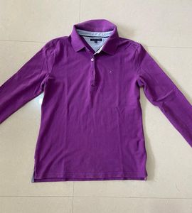 Tommy Hilfiger Purple Polo T-Shirt