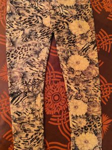 Floral Animal Print Leggings
