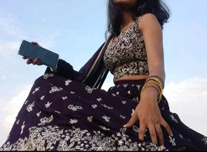 Wine Wedding Look Only Lehnga