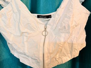 White Bustier Top!