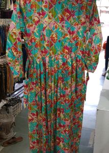 Nyra Cut Multicolour Gown