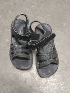 Kids Black Sandals