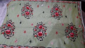 Elegant Embroidered Saree