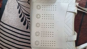 White Sling Bag With Extra Space