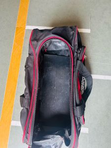 Ranjit Rocky Black &amp; Red Duffle Bag With Wheels