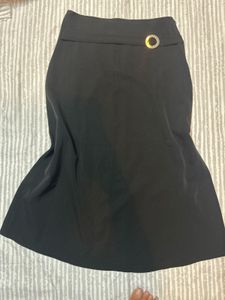 Black Flare Skirt